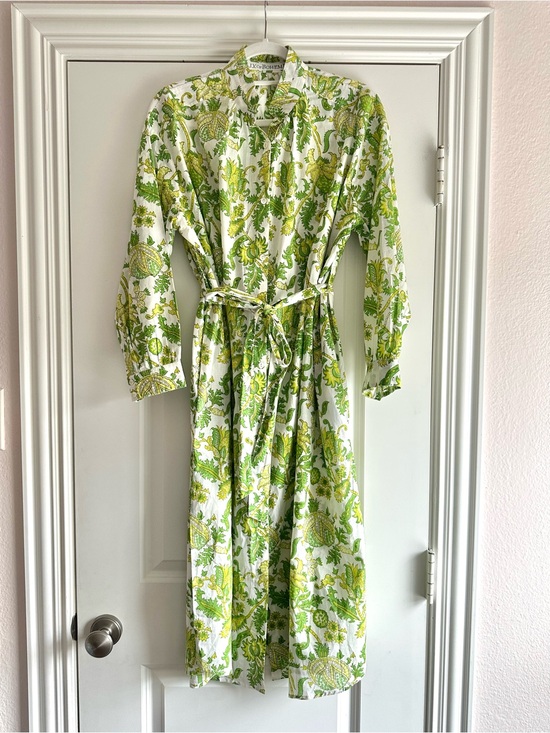 Alix Of Bohemia Dresses & Skirts - Alix Of Bohemia Sawyer Dress with Green Block Print